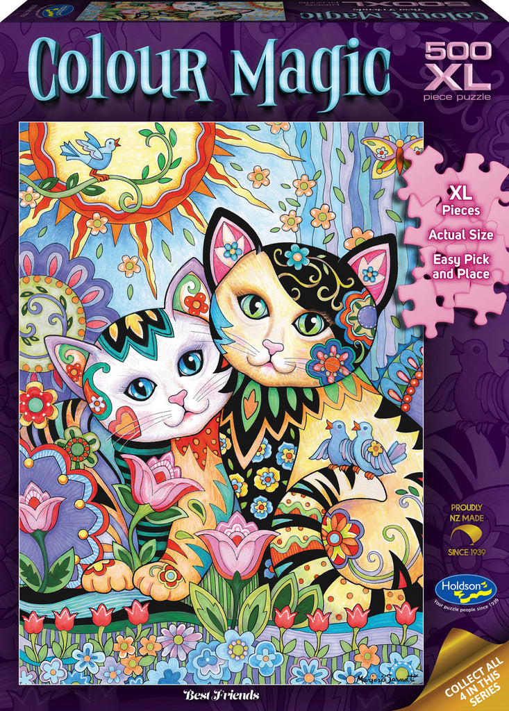 Holdson: Best Friends - Colour Magic - XL Piece Puzzle (500pc Jigsaw)