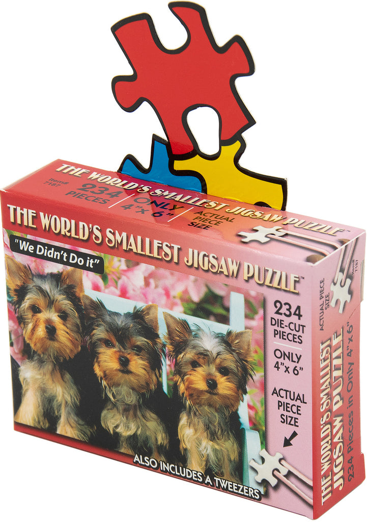 World's Smallest: We Didn't Do It - Tiny Piece Puzzle (234pc JIgsaw)