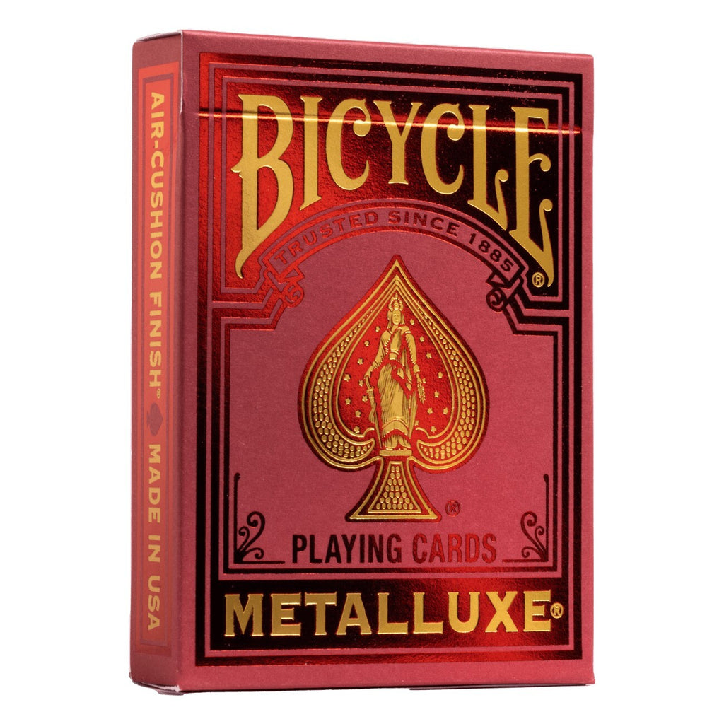 Bicycle: Metalluxe Red - Playing Cards