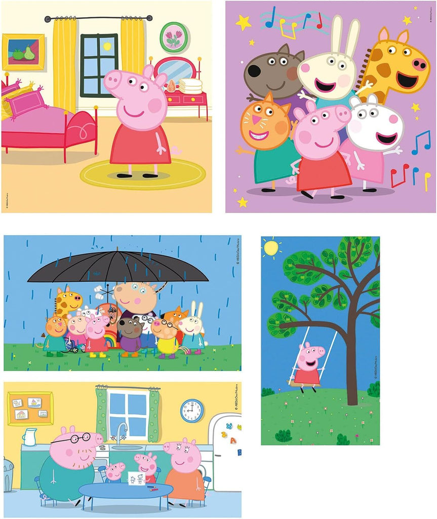 Clementoni: Peppa Pig - 10-in-1 Puzzle Pack (18,30,48,60pc Jigsaws)