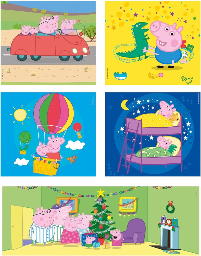 Clementoni: Peppa Pig - 10-in-1 Puzzle Pack (18,30,48,60pc Jigsaws)