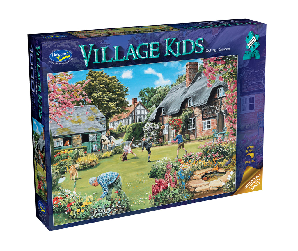 Holdson: Cottage Garden - Village Kids Puzzle (1000pc Jigsaw)