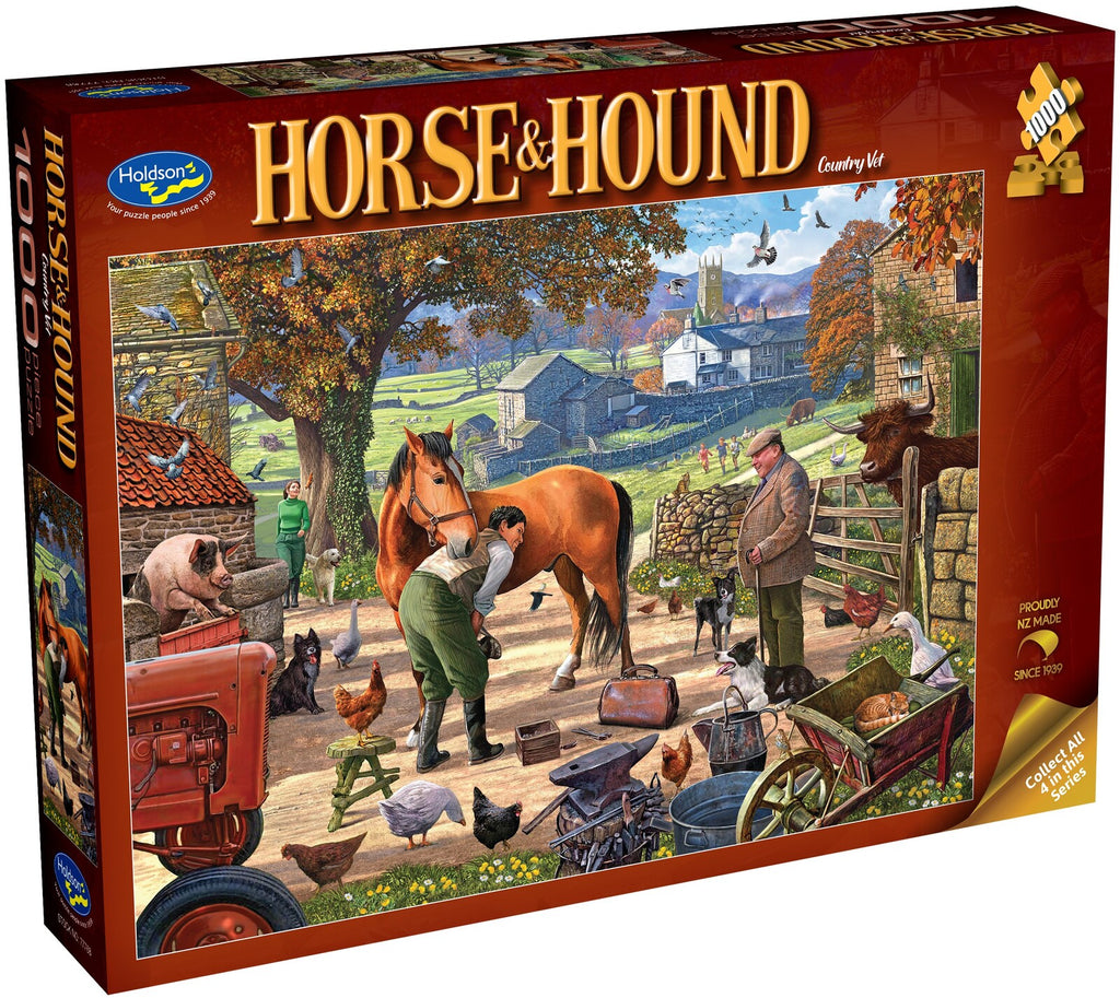 Holdson: Country Vet - Horse & Hound Puzzle (1000pc Jigsaw)