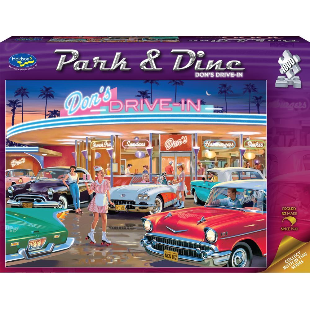 Holdson: Don's Drive In - Park & Dine Puzzle (1000pc Jigsaw)