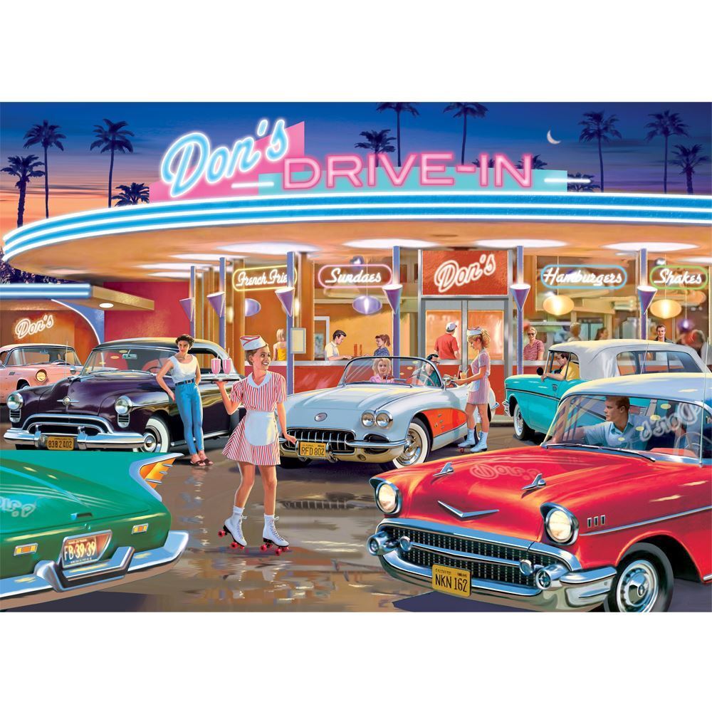 Holdson: Don's Drive In - Park & Dine Puzzle (1000pc Jigsaw)