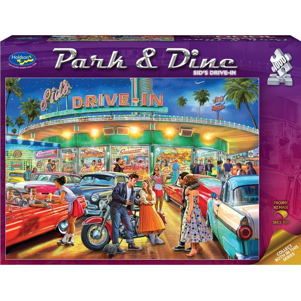 Holdson: Sid's Drive In - Park & Dine Puzzle (1000pc Jigsaw)