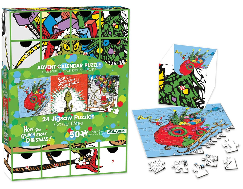 Aquarius: How The Grinch Stole Christmas - Puzzle Advent Calendar (24x50pc Jigsaws)