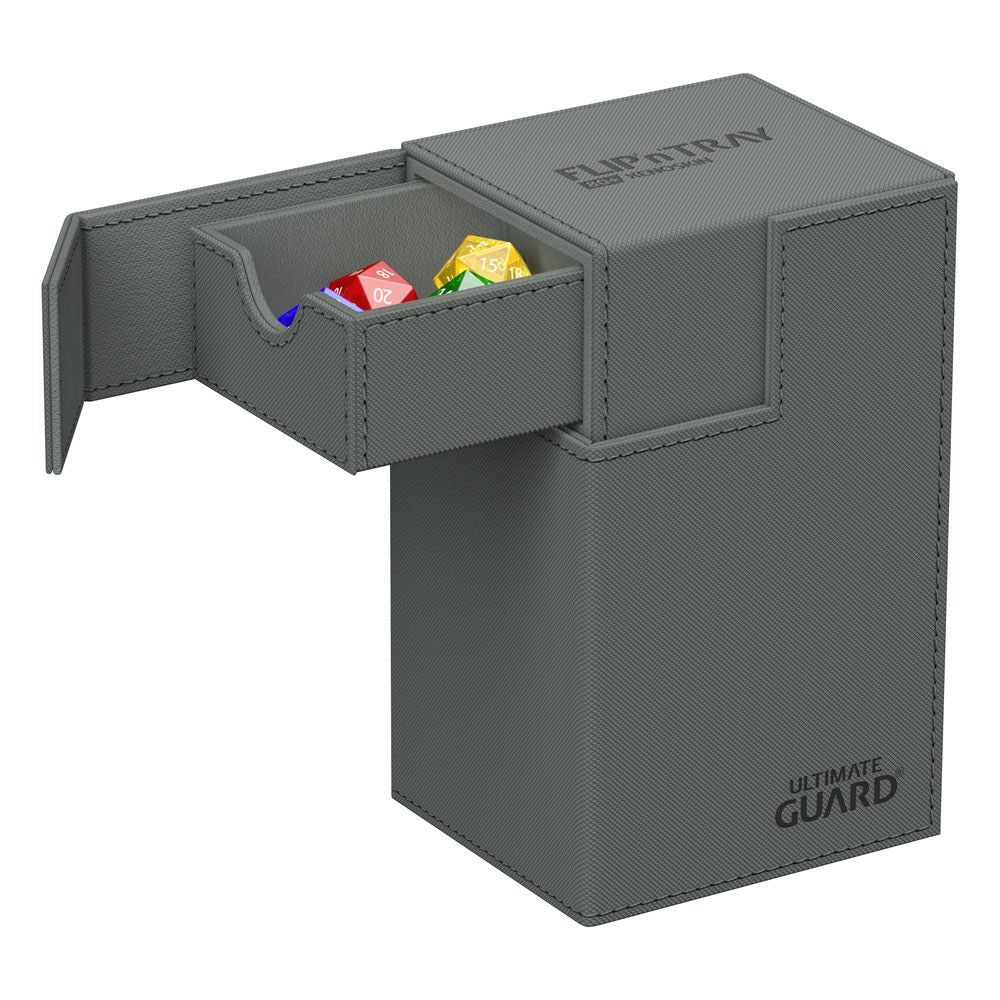 Ultimate Guard: Flip´n´Tray Deck Case (Standard Size) - 80+ XenoSkin (Monocolor Grey)