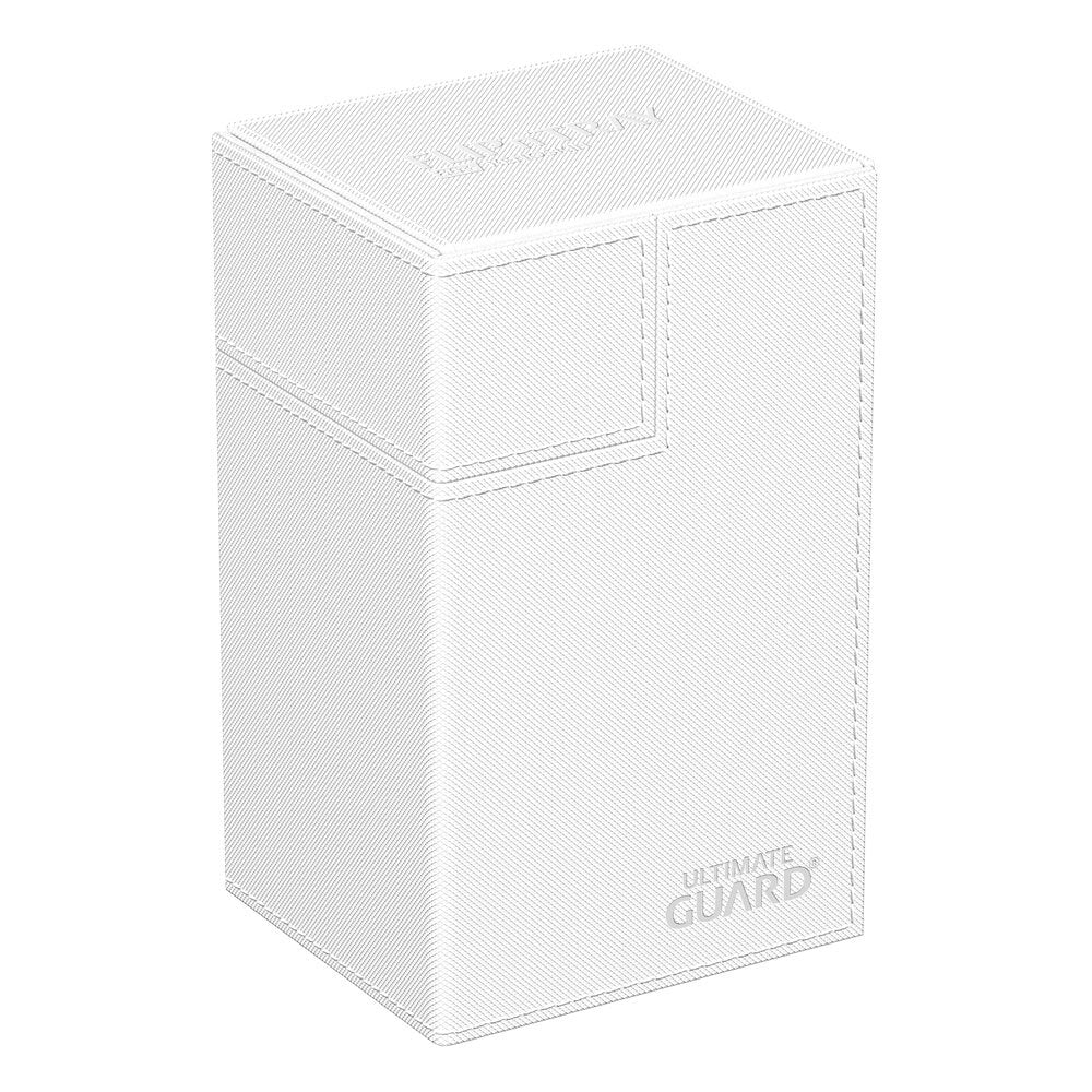 Ultimate Guard: Flip´n´Tray Deck Case (Standard Size) - 80+ XenoSkin (Monocolor White)