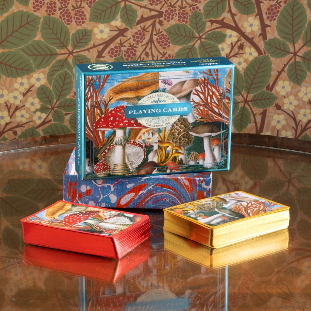 eeBoo: Mushroom - Playing Cards 2-Pack