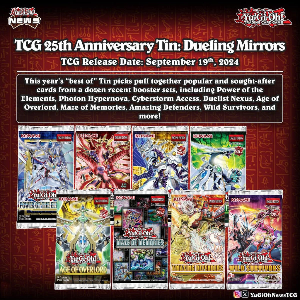 Yu-Gi-Oh!: Dueling Mirrors - 25th Anniversary Tin