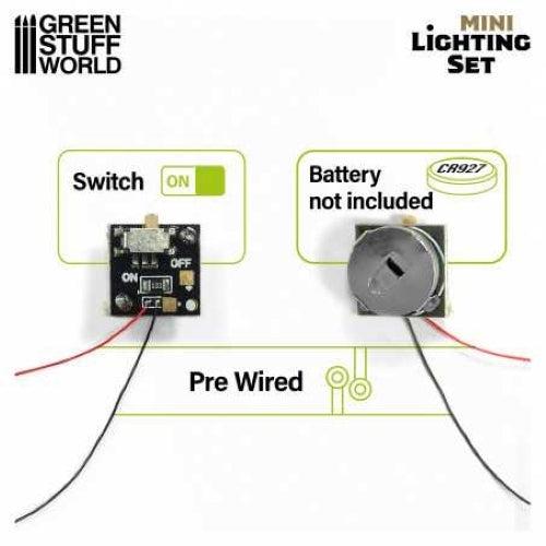 GSW: Mini LED Lighting Set with Switch (CR927)