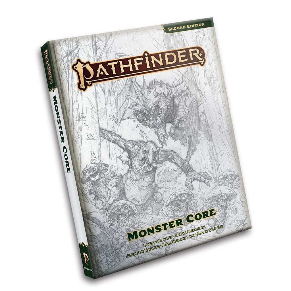 Pathfinder: Monster Core (Second Edition Remaster) - Sketch Cover by Paizo