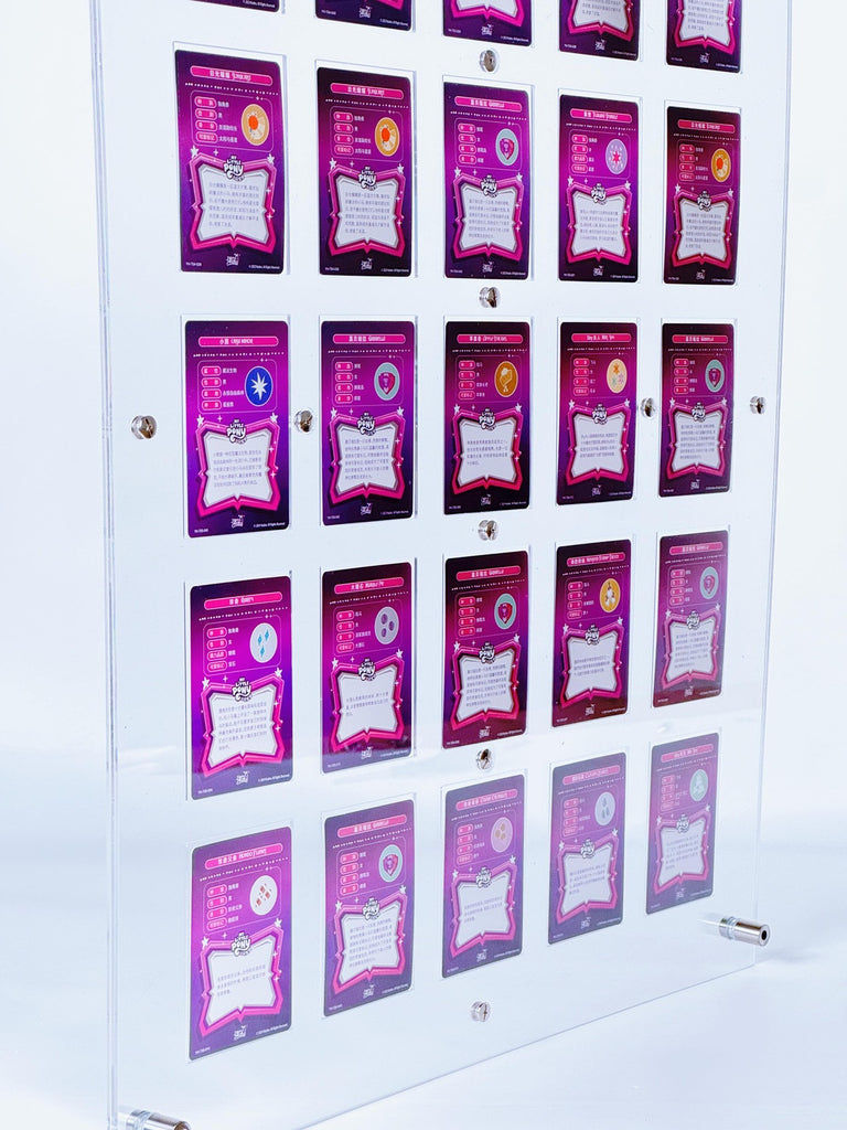 BrickFans Wall Mounted Trading Card Display Frame for 25 Cards