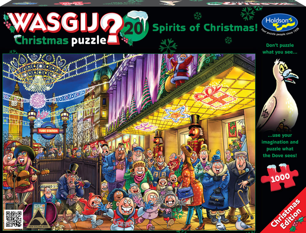 Wasgij Christmas: Spirit of Christmas! - Christmas #20 Puzzle (1000)pc Jigsaw)