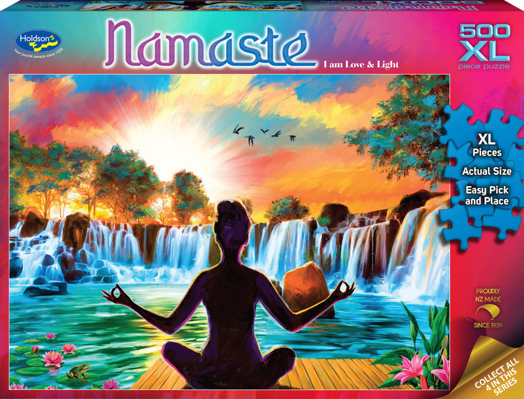 Holdson: I Am Love & Light - Namaste XL Piece Puzzle (500pc Jigsaw)