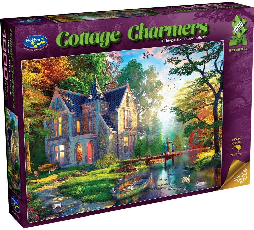 Holdson: Cottage Lodgefin - Cottage Charmers Puzzle (1000pc Jigsaw)