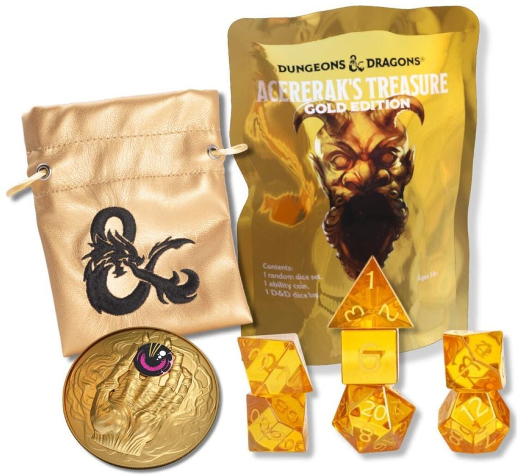 Sirius Dice: D&D Acererak's Treasure - Blind Box (Gold Edition) (Single Bag)