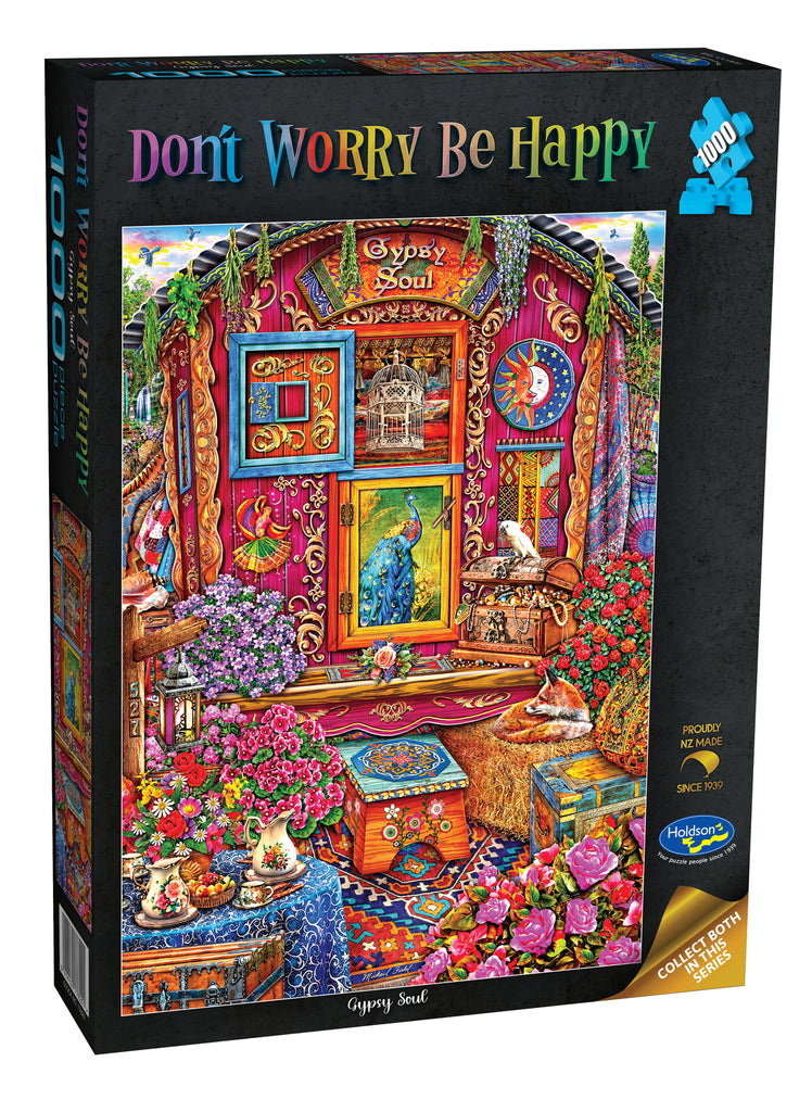 Holdson: Gypsy Soul - Don’t Worry Be Happy Puzzle (1000pc Jigsaw)