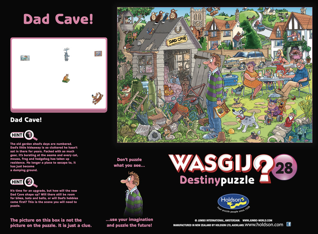 Wasgij Destiny #28: Dad cave! Puzzle (1000pc Jigsaw)