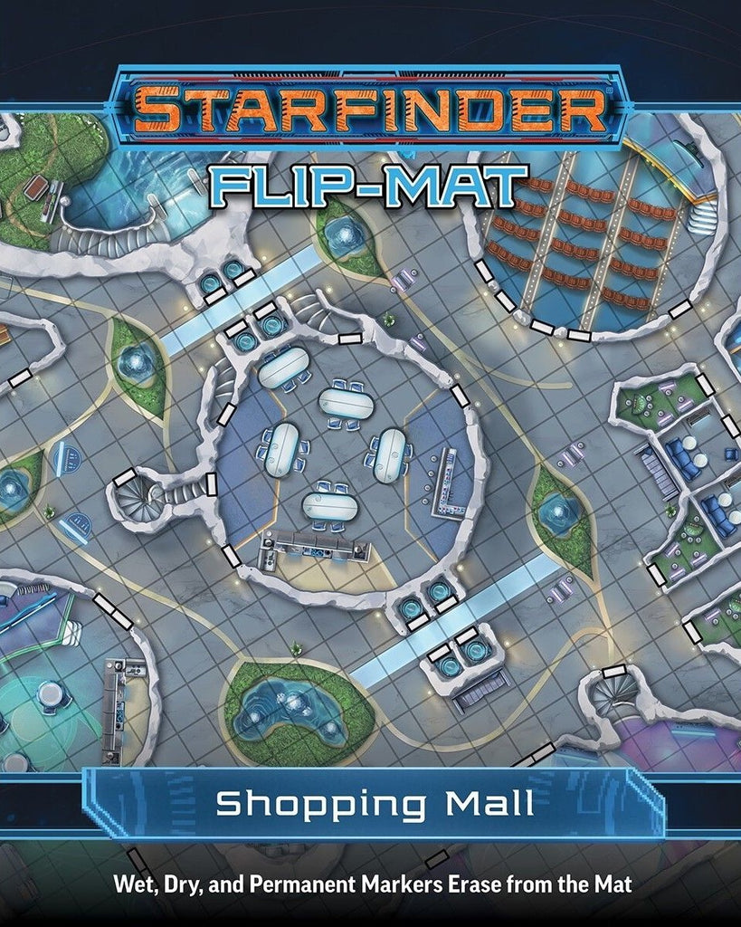 Starfinder Flip-Mat: Shopping Mall (Book)