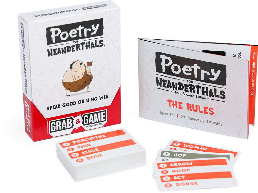 Grab & Game: Poetry For Neanderthals