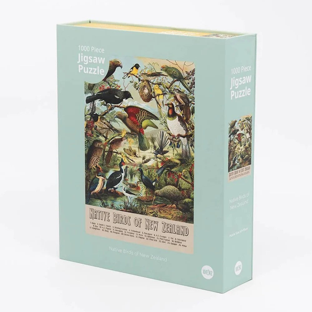 100% NZ: Native Bird Puzzle (1000pc Jigsaw)