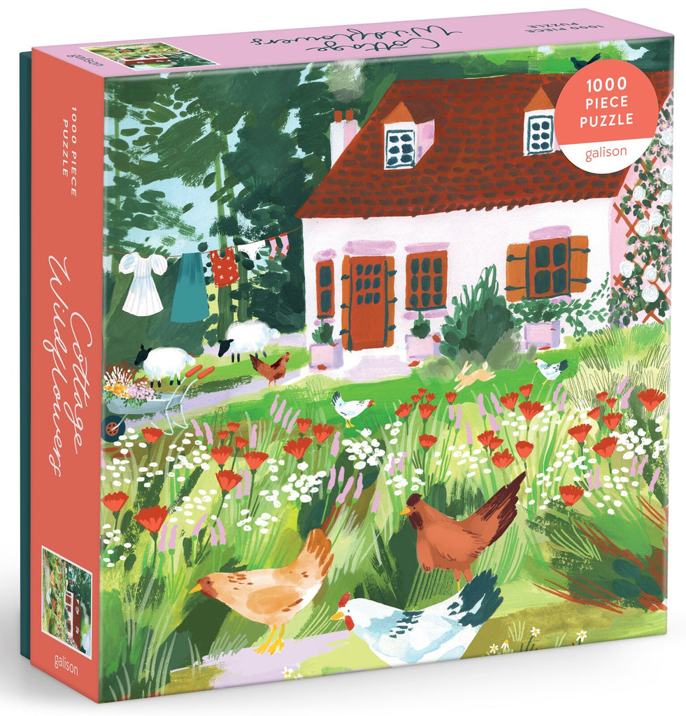 Galison: Cottage Wildflowers - 1000 Piece Puzzle