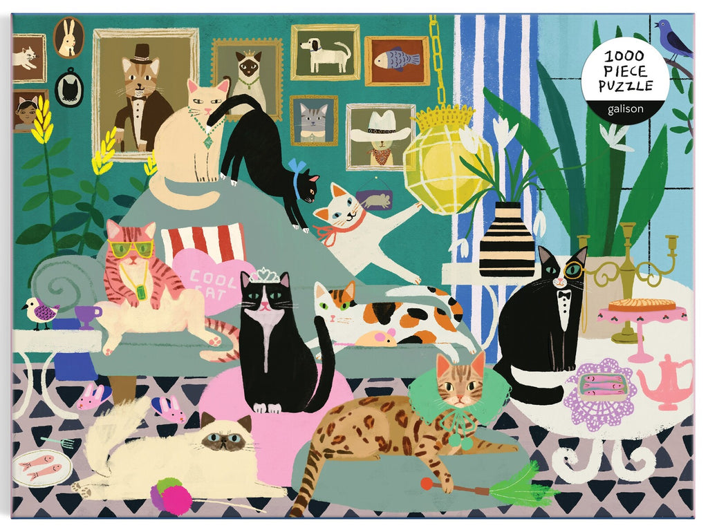 Galison: Glamour Cats - 1000 Piece Puzzle