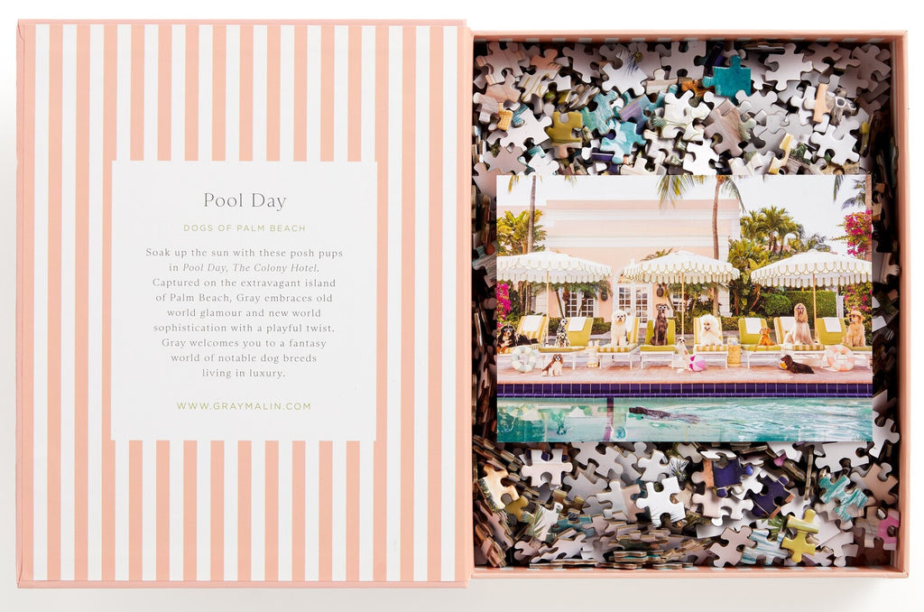 Galison: Palm Beach Pool Day - 1000 Piece Puzzle