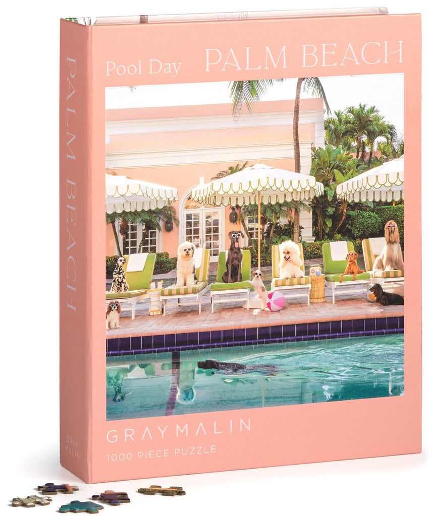 Galison: Palm Beach Pool Day - 1000 Piece Puzzle