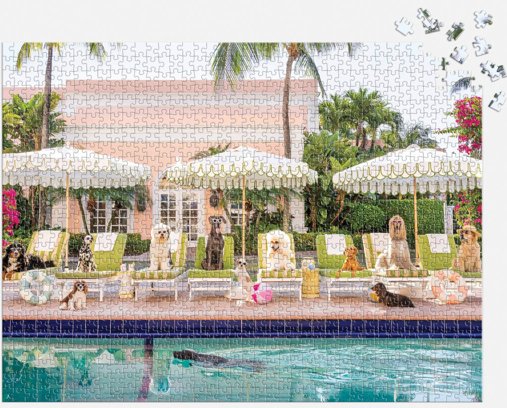 Galison: Palm Beach Pool Day - 1000 Piece Puzzle