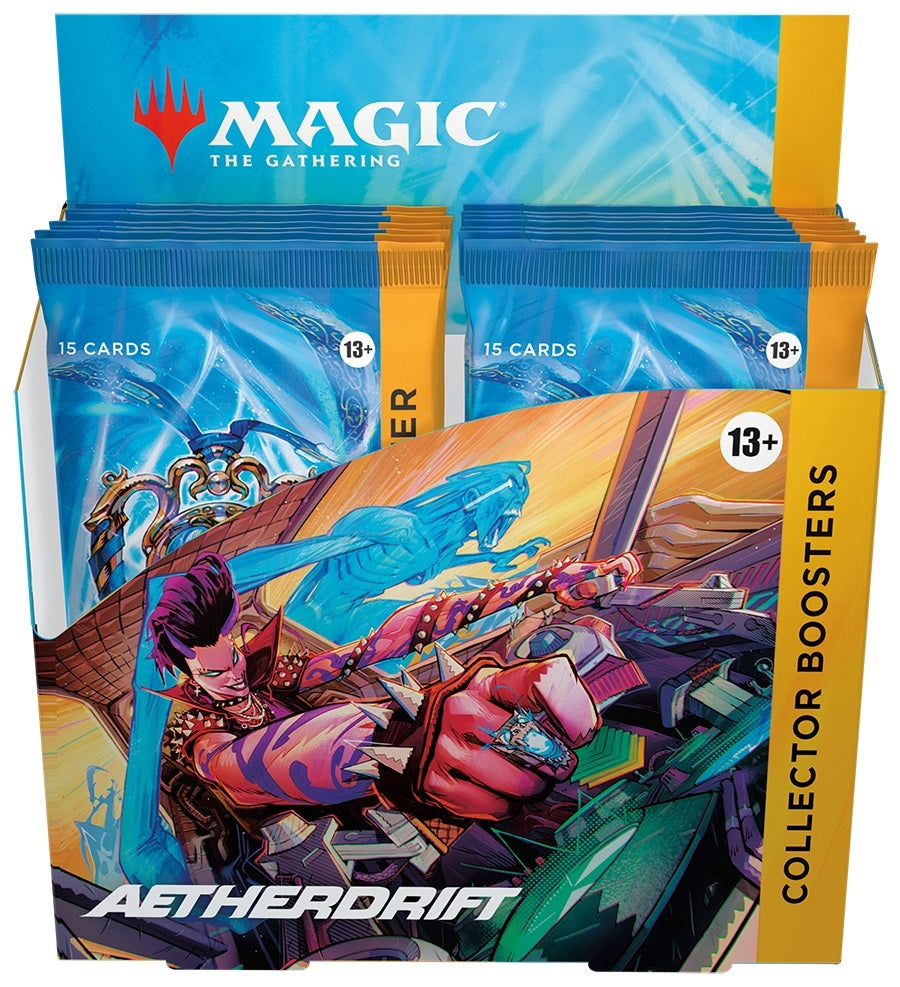 Magic the Gathering: Aetherdrift - Collector Booster Box (12x Booster Packs)