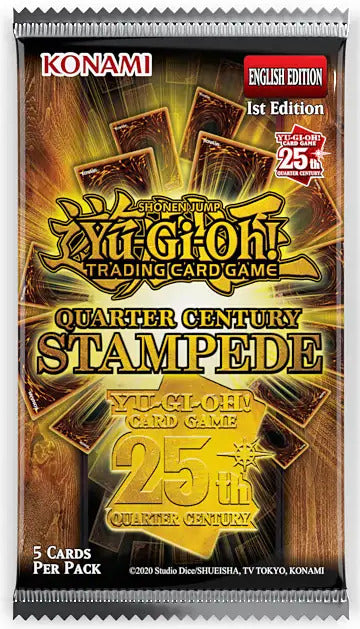 Yu-Gi-Oh! Quarter Century Stampede - 3-Pack Tuckbox (3x Booster Packs)