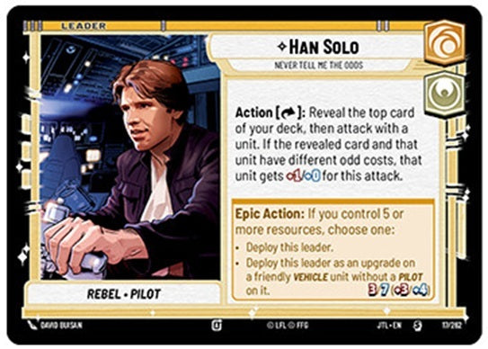 Star Wars Unlimited: Jump to Lightspeed - Spotlight Deck (Han Solo)