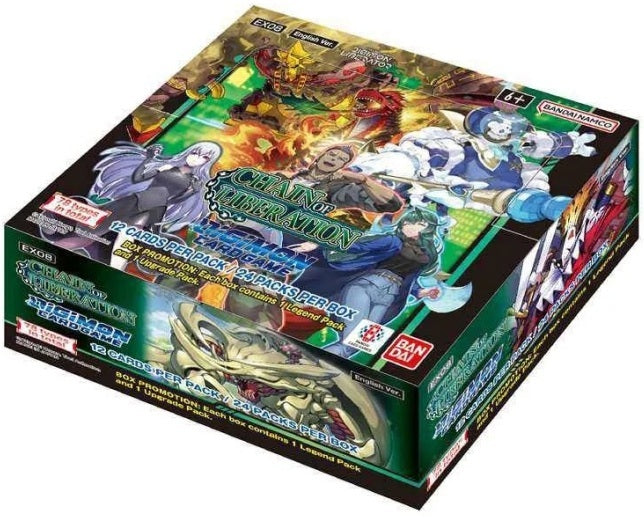 Digimon Card Game: Chain of Liberation [EX08] - Extra Booster Box (24x Booster Packs)