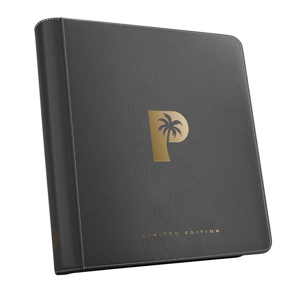 Palms Off: Mega Capacity - 12 Pocket Binder - Black and Gold (960 slot)