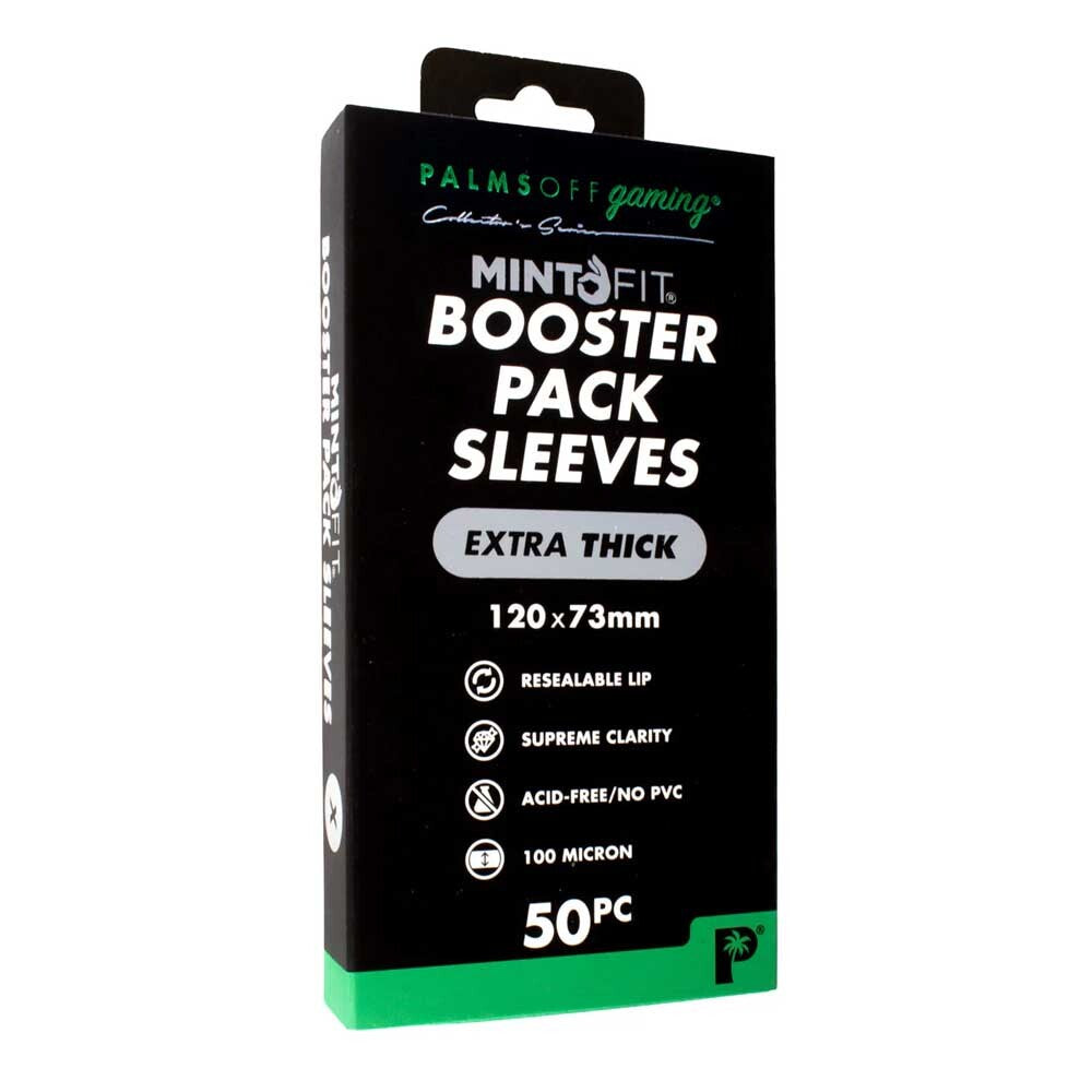 Palms Off: Booster Pack Mint-Fit Sleeves - Extra Thick (50pc)