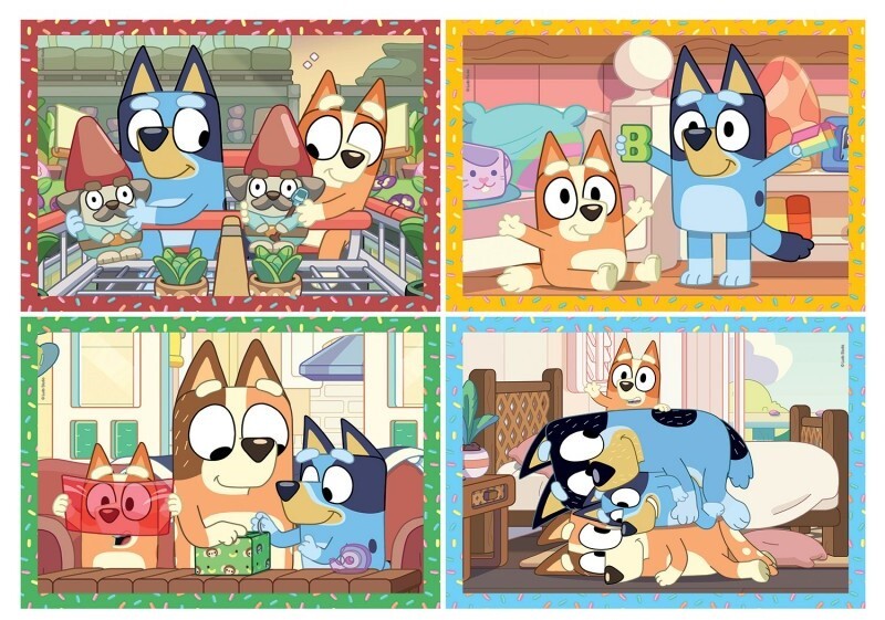 Clementoni: Bluey - Puzzles (12, 16, 20, 24pc Jigsaws)