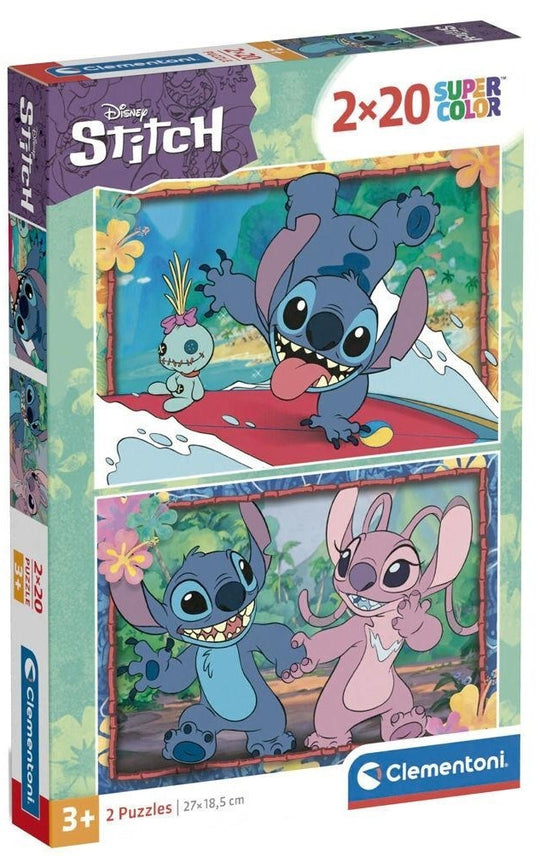 Clementoni: Stitch - Puzzle (2x20pc Jigsaws)