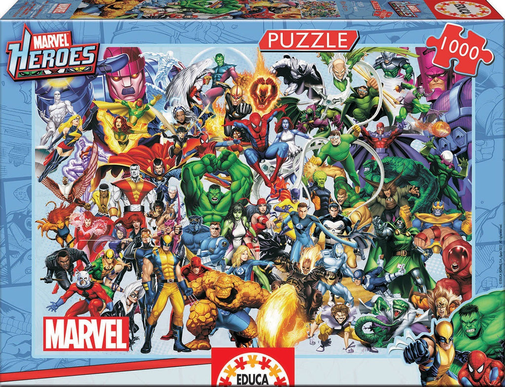 Educa: Marvel Heroes - Puzzle (1000pc Jigsaw)