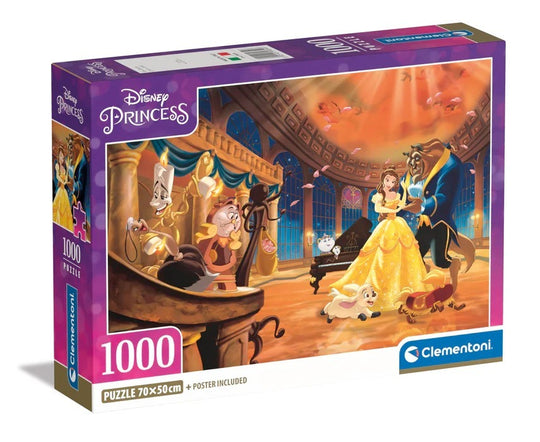 Clementoni: Disney Belle and The Beast - Puzzle (1000pc Jigsaw)