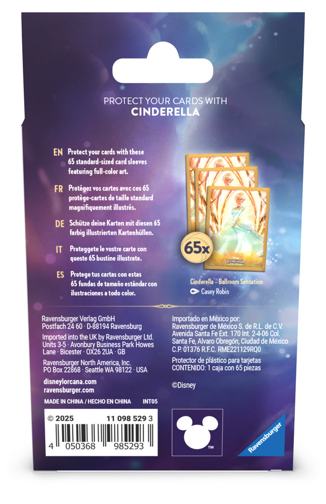 Disney's Lorcana: Archazia's Island - Sleeves (Cinderella)