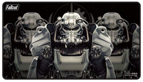 Fallout: Brotherhood of Steel Black Stitched Edge Playmat - Bethesda