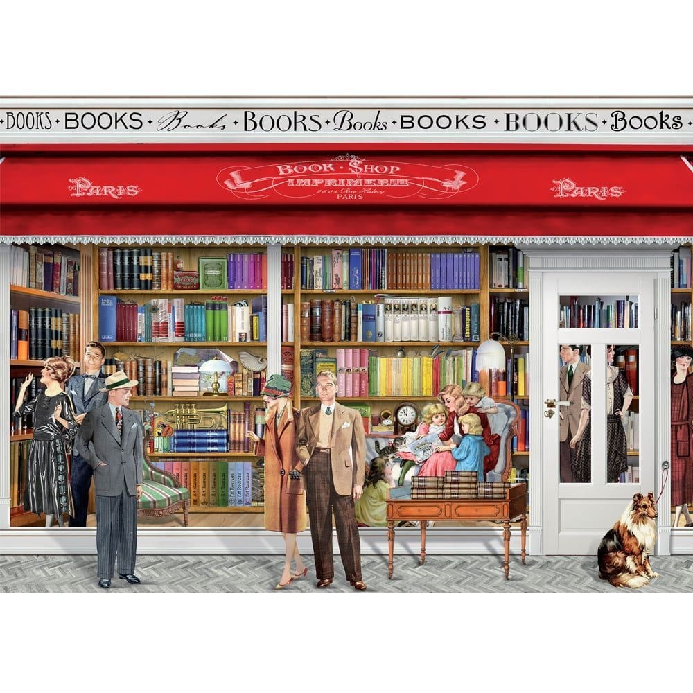 Victorian Day Out: Book Shop - Puzzle (1000pc Jigsaw)