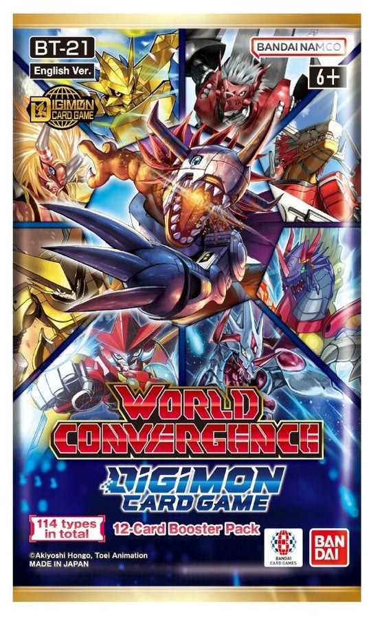 Digimon Card Game: World Convergence [BT21] - Booster Pack (Single Booster)
