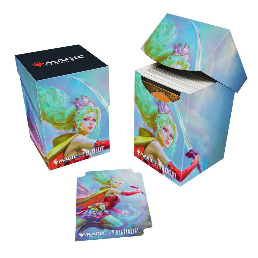 Ultra Pro: MTG x Final Fantasy - 100+ Deck Box - Terra, Herald of Hope (Commander)