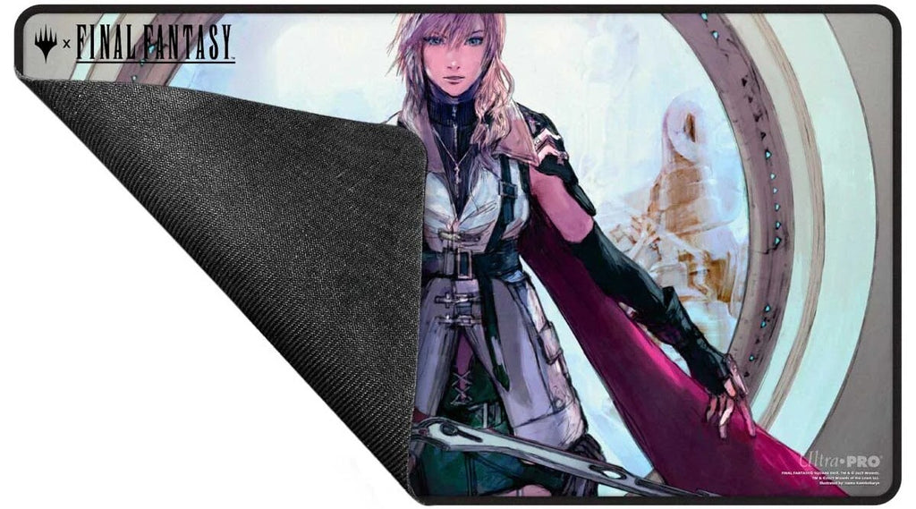 Ultra Pro: MTG x Final Fantasy - Black Stitched Playmat Premium (Lightning, Army of One)