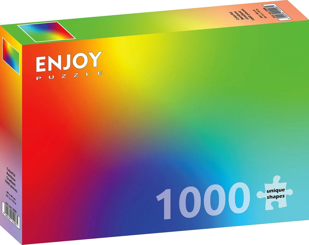 Enjoy Puzzle: Colorful Rainbow Gradient (1000pc Jigsaw)