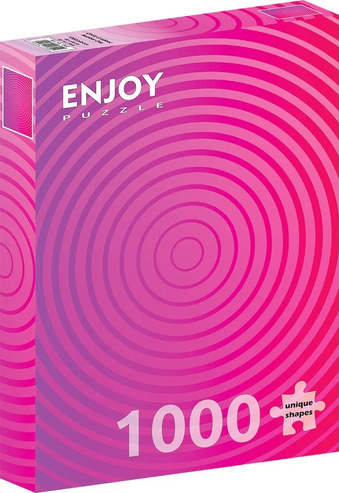 Enjoy Puzzle: Circle Gradient Number One (1000pc Jigsaw)